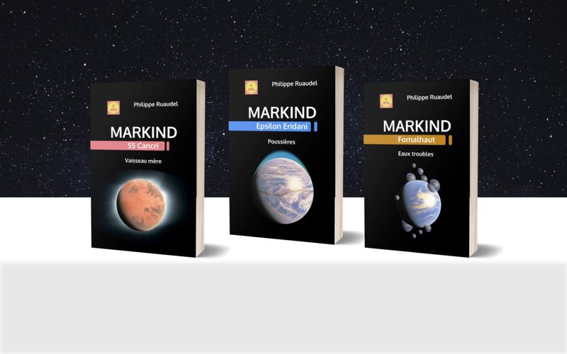 Illustration des livres de la saga Markind